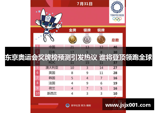 东京奥运会奖牌榜预测引发热议 谁将登顶领跑全球